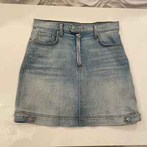 7 For All Mankind denim mini skirt!!!!